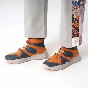 UIN Men’s  Fashion Sneakers Walking Casual Shoes (Tangerine Mijas IV)newnobox